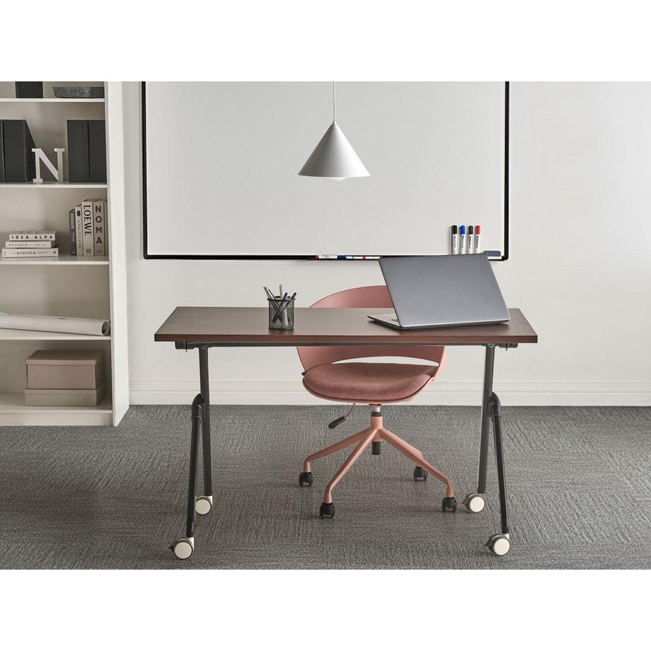 Beliani Zusammenklappbarer Schreibtisch aus Melaminbeschichtete Spanplatte (MFC) Modern BENDI  