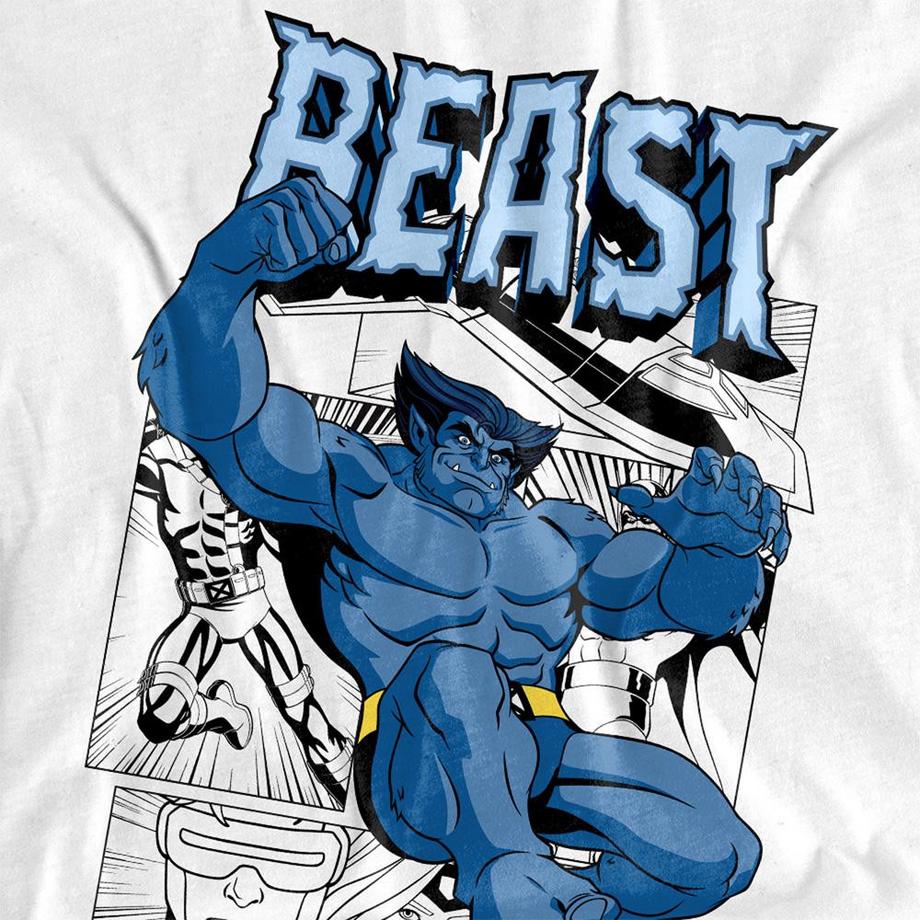 MARVEL X-Men Beast T-Shirt Maniche Lunghe  
