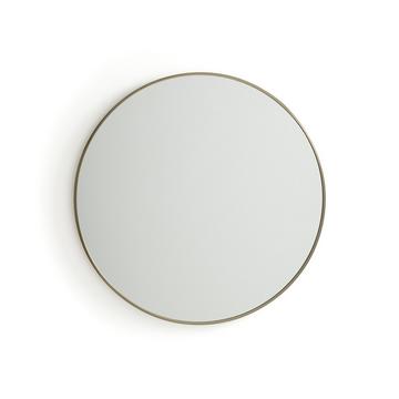 Miroir métal acier laiton vieilli Ø80 cm