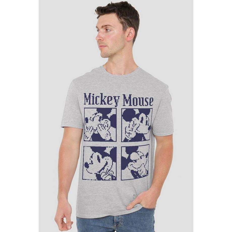 Disney Mickey Mouse Pixelated Print T-Shirt  