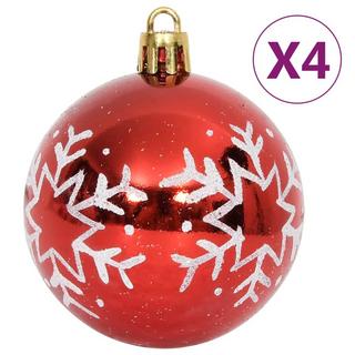 VidaXL Ensemble de boules de noël plastique  