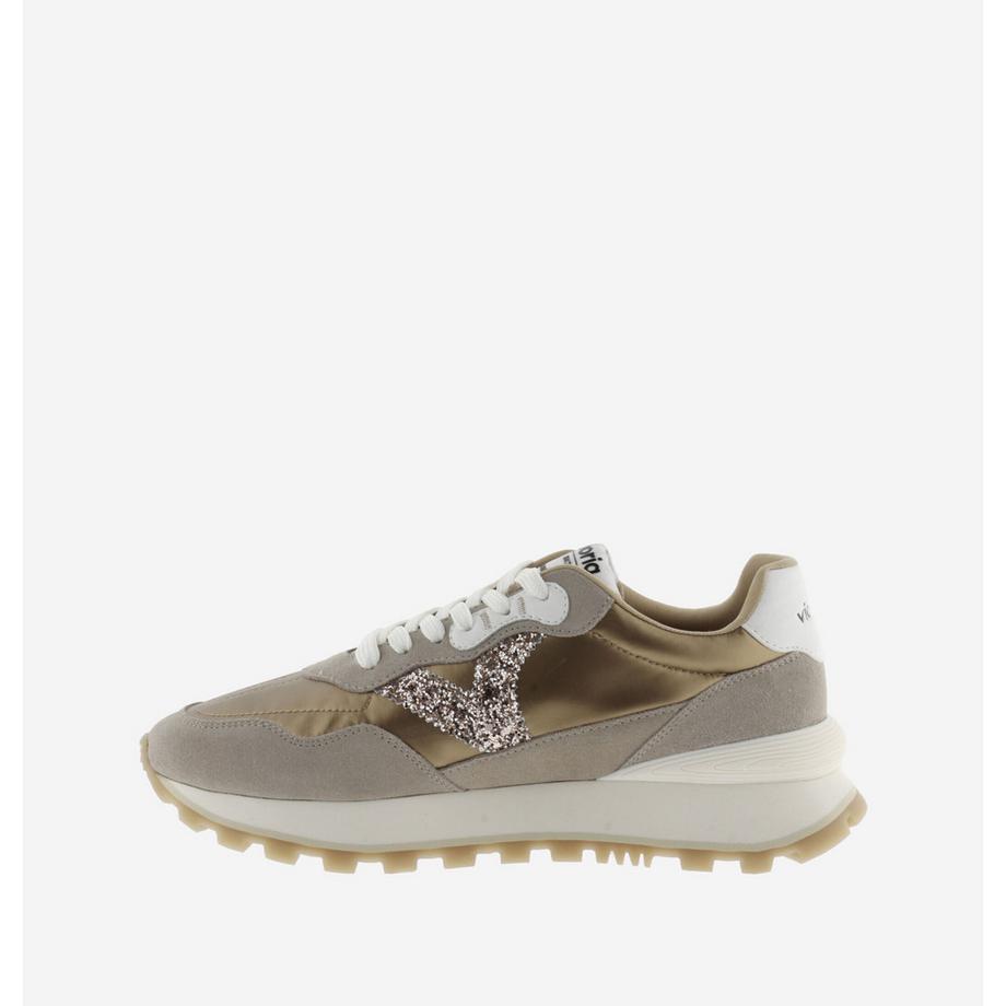 Victoria  scarpe da ginnastica metallizzate da viento 
