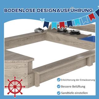 Outsunny  Sandkasten 