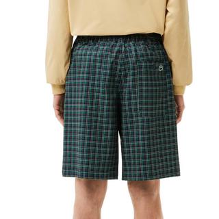 LACOSTE Emblem Karierte Shorts  