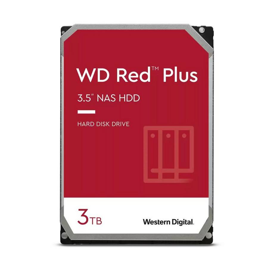 Red Plus WD30EFPX Interne Festplatte 3 TB 5400 RPM 256 MB 3.5" Serial ATA III