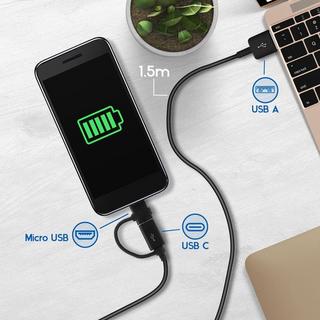 SAMSUNG  Samsung Micro-USB und USB Typ-C Kabel 