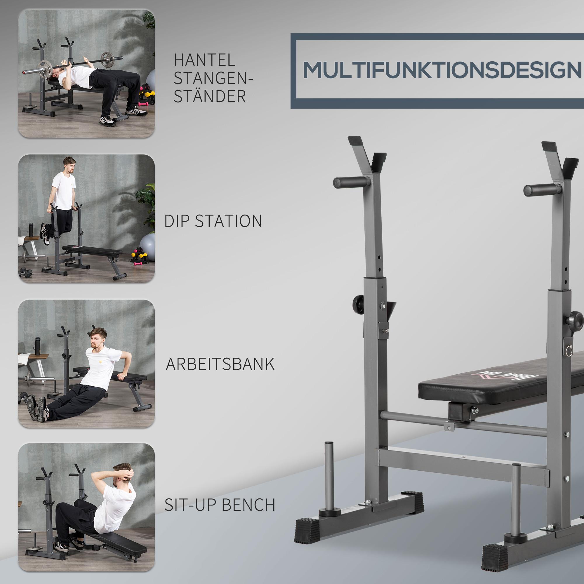 HOMCOM  Banc de musculation 