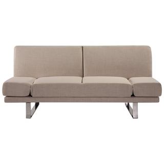 Beliani Schlafsofa aus Polyester Skandinavisch YORK  