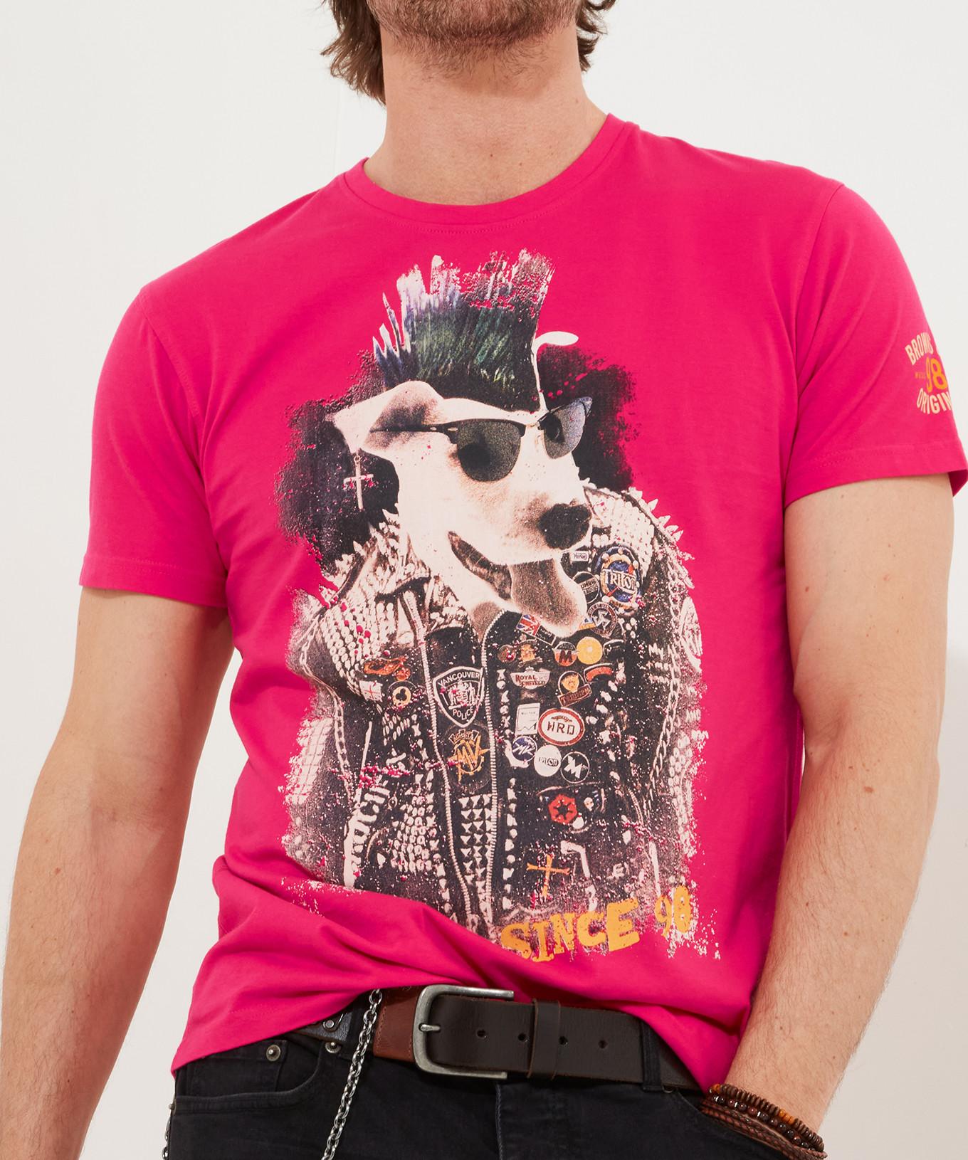 Joe Browns  Punk Dog Grafik T-Shirt 