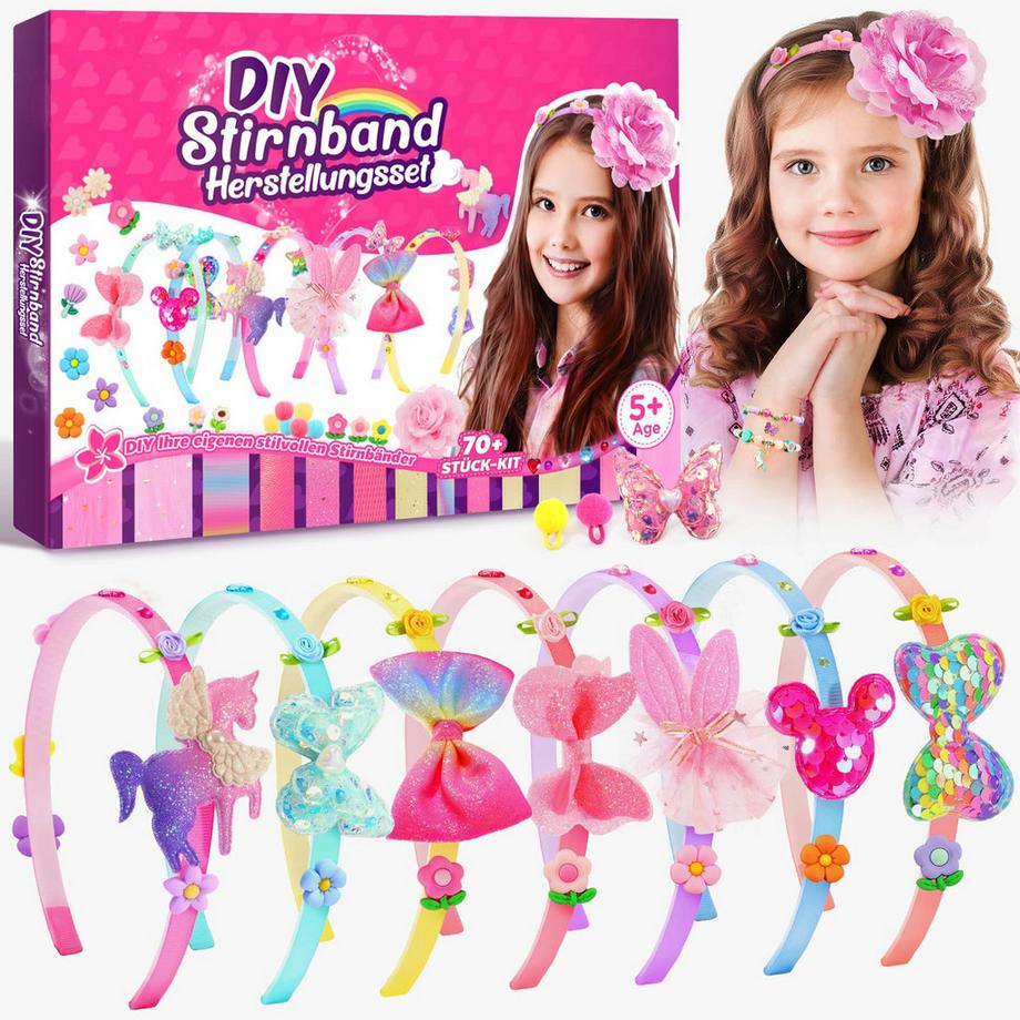 Bastelset Kinder, Schuleinschreibung Mädchen