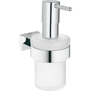 GROHE Essentials Cube Seifenspender mit Halter, chrom  