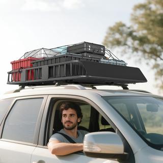 HOMCOM  barres de toit 