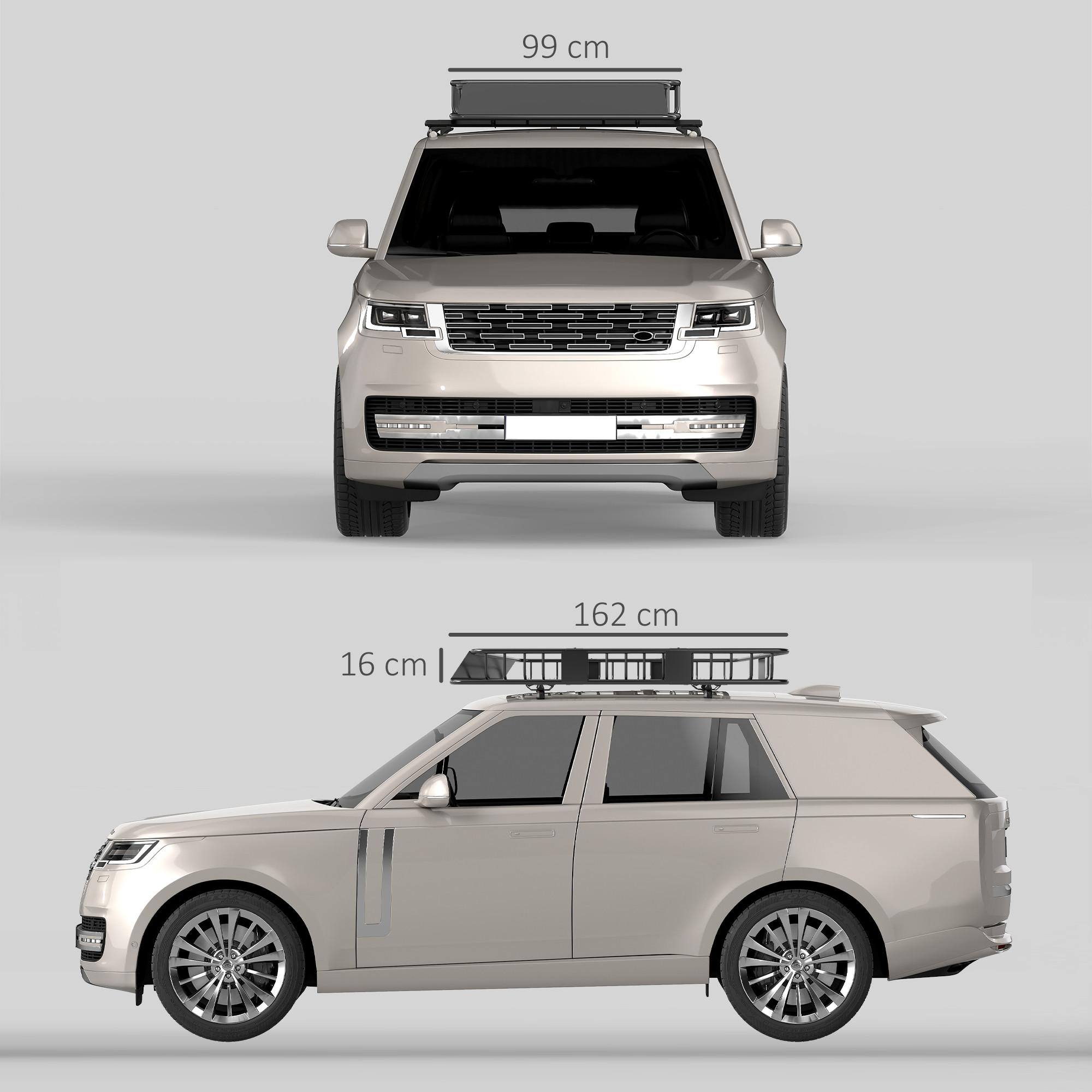 HOMCOM  barres de toit 