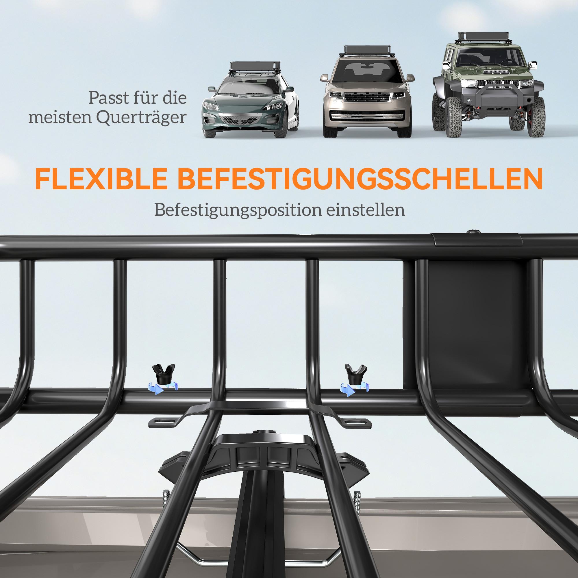 HOMCOM  barres de toit 