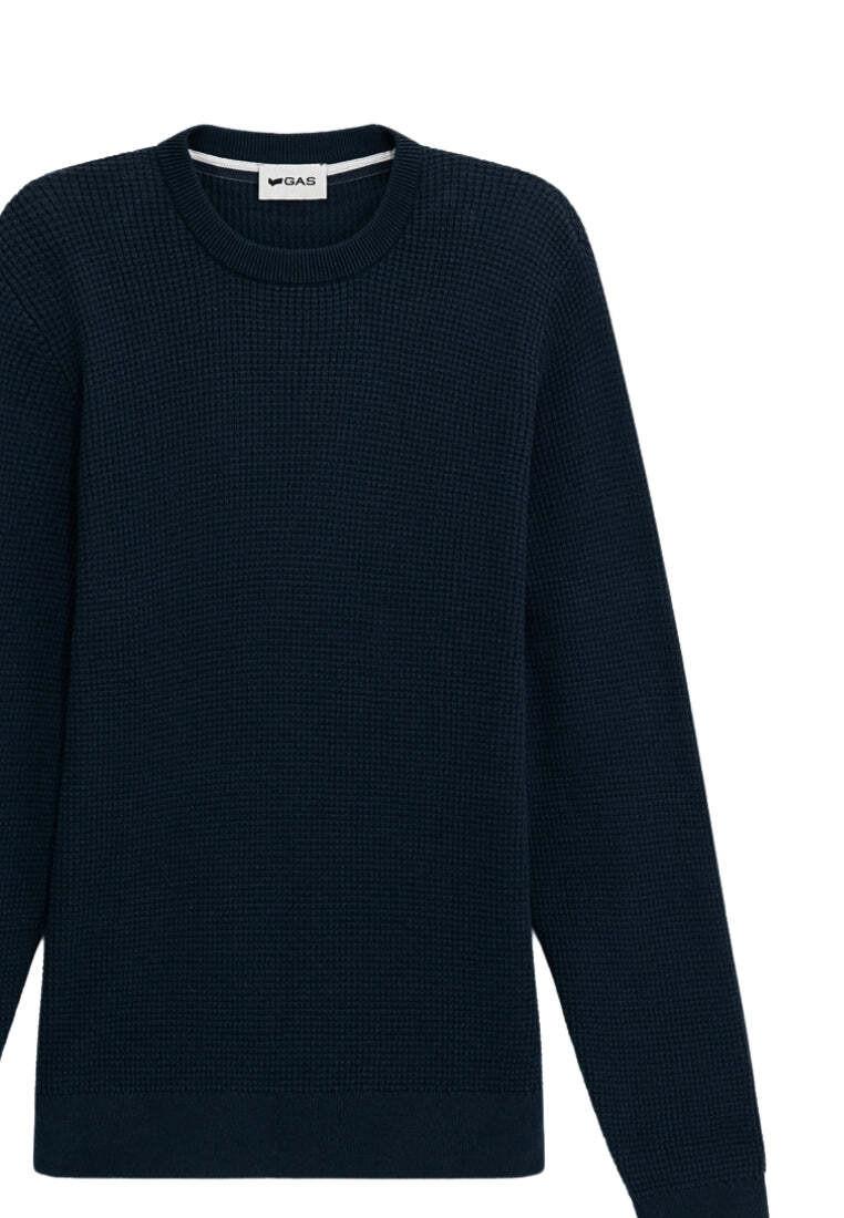 Gas Adyn Pull en maille gaufrée  