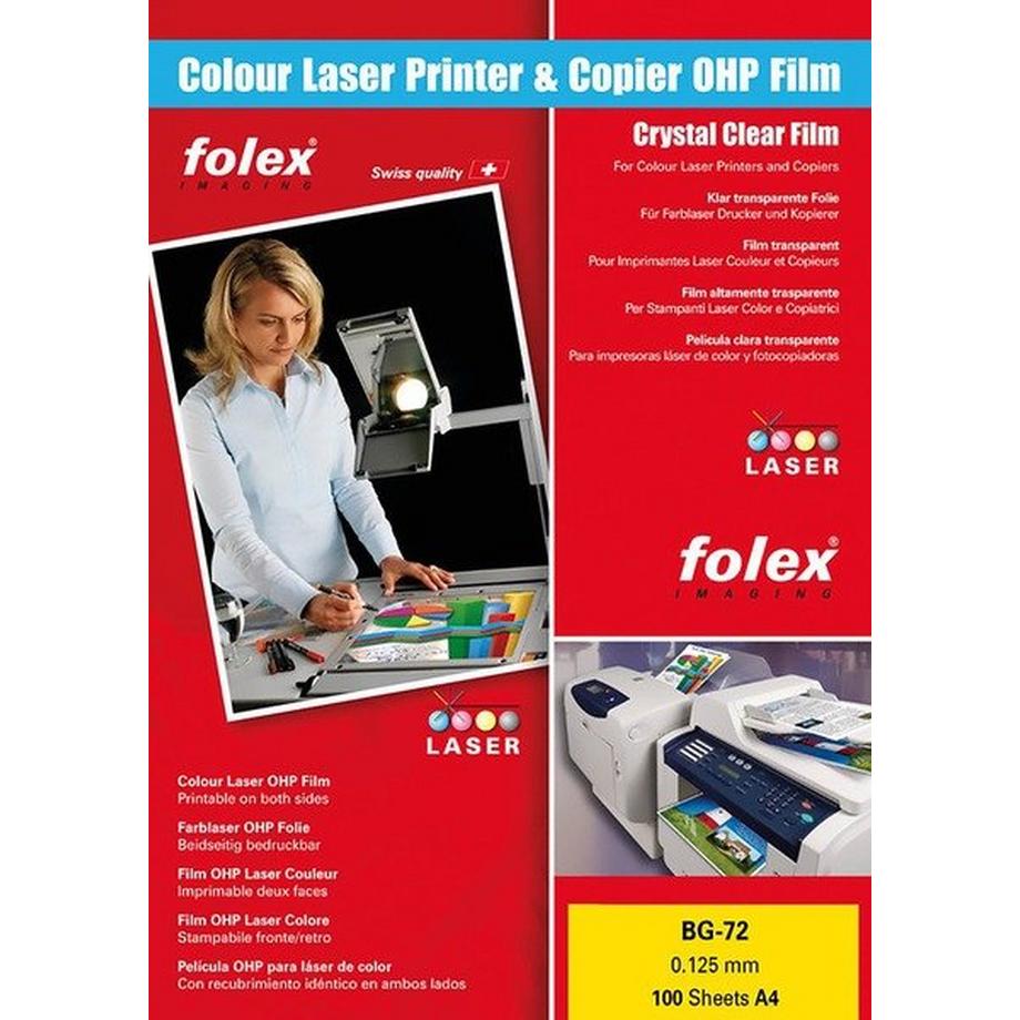 Folex  FOLEX Folie A4 BG72 125my 100 Blatt 