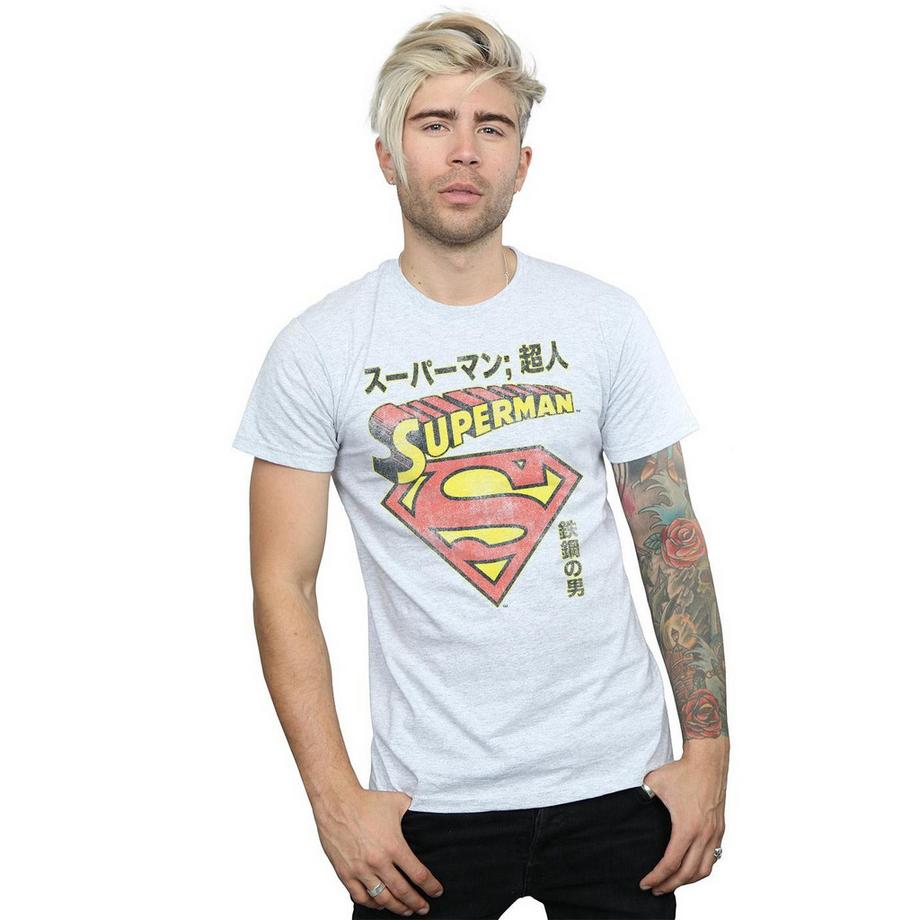 DC COMICS Superman Japanese Logo T-Shirt  