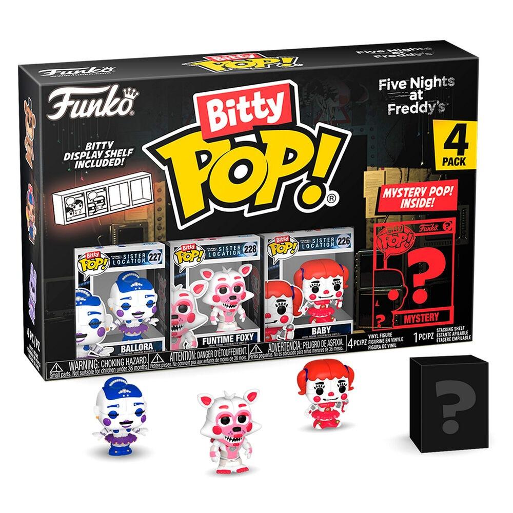 Funko  Blister 4 figurines Bitty POP Five Nights at Freddys Ballora 