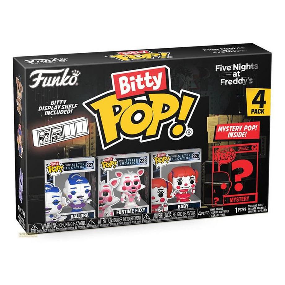 Funko  Blister 4 figure Bitty POP Five Nights at Freddys Ballora 