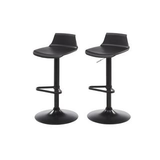 Vente-unique 2erSet Barhocker CALAS Höhenverstellbar  