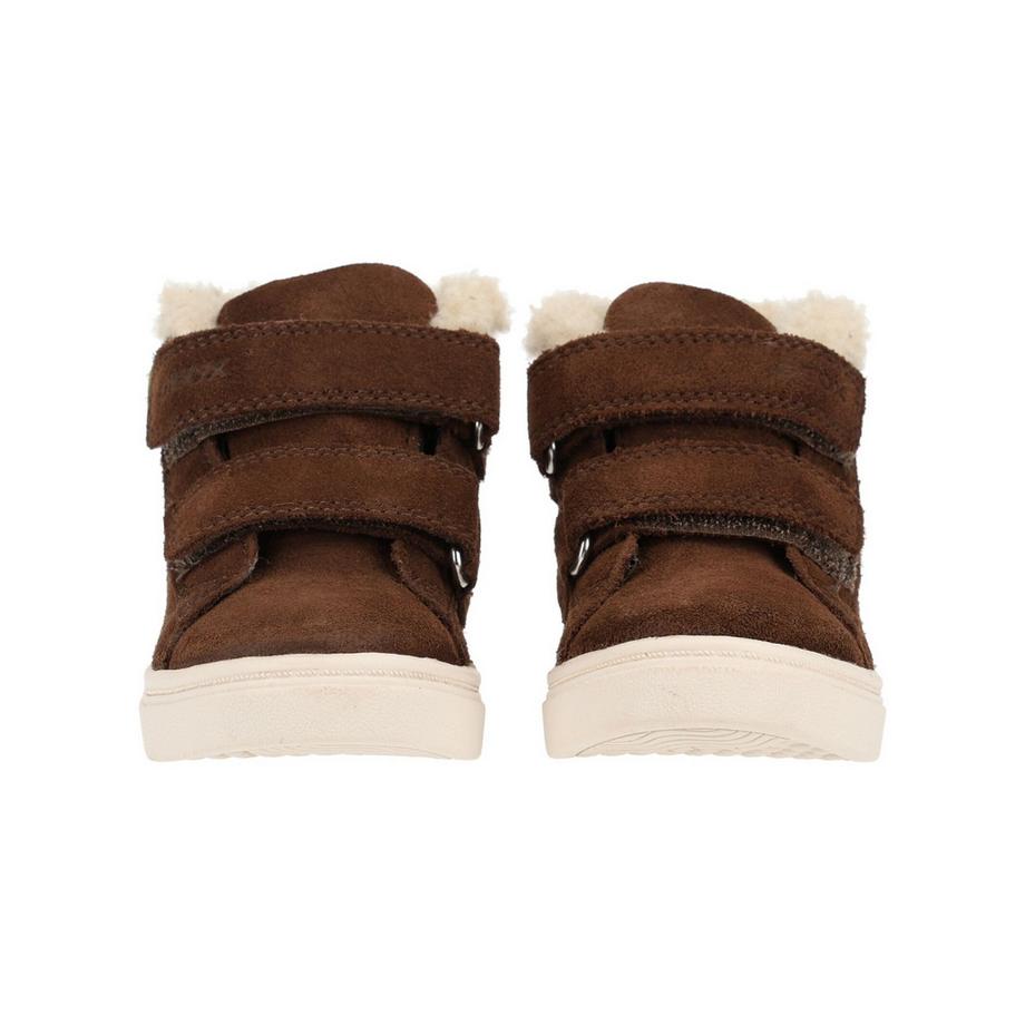 GEOX Bottines en cuir velours avec semelle intérieure amovible  