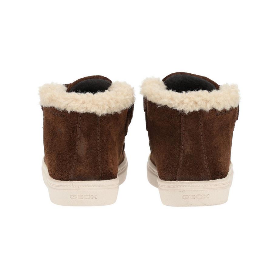 GEOX Bottines en cuir velours avec semelle intérieure amovible  
