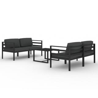 VidaXL Garten-lounge-set aluminium  