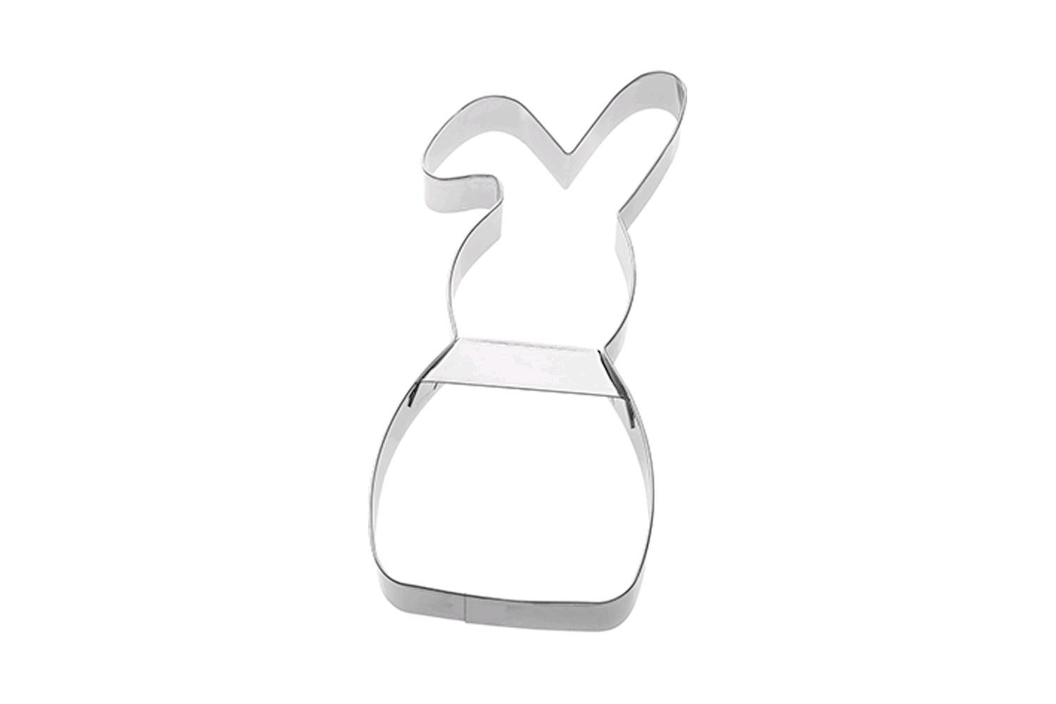 BIRKMANN  B192645 - Ausstechform “Hase mit Schlappohr” Edelstahl 18,5 cm 