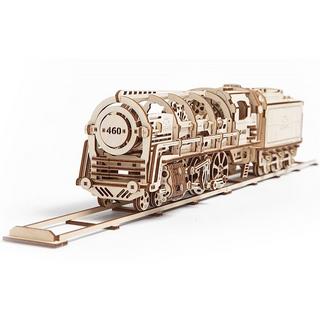 UGEARS  Dampflok mit Schlepptender (443Teile) 
