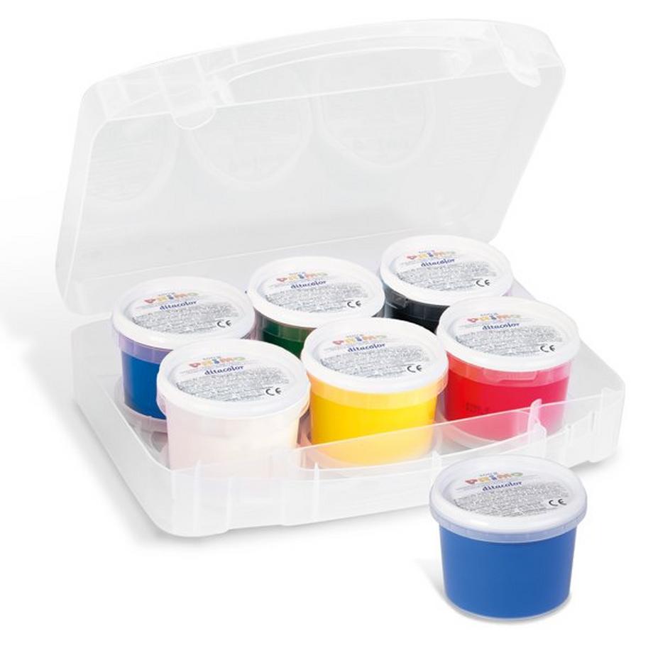 MOROCOLOR MOROCOLOR Fingermalfarbe 6x100g 3542 ass.  