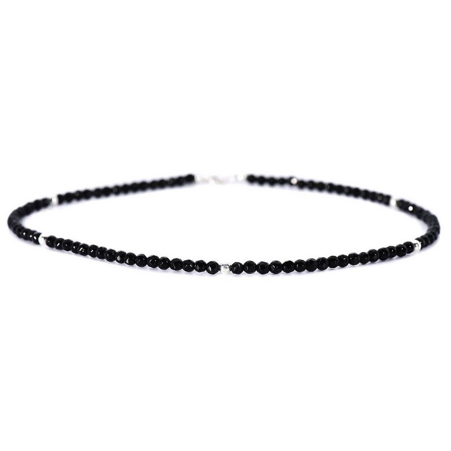Esra  Halskette mit Onyx & 925 Sterling Silber