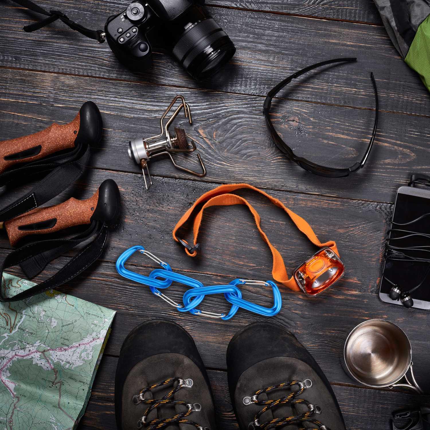 B2X Moschettone in alluminio set da 4  