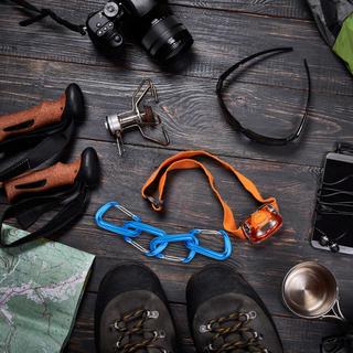 B2X Moschettone in alluminio set da 4  