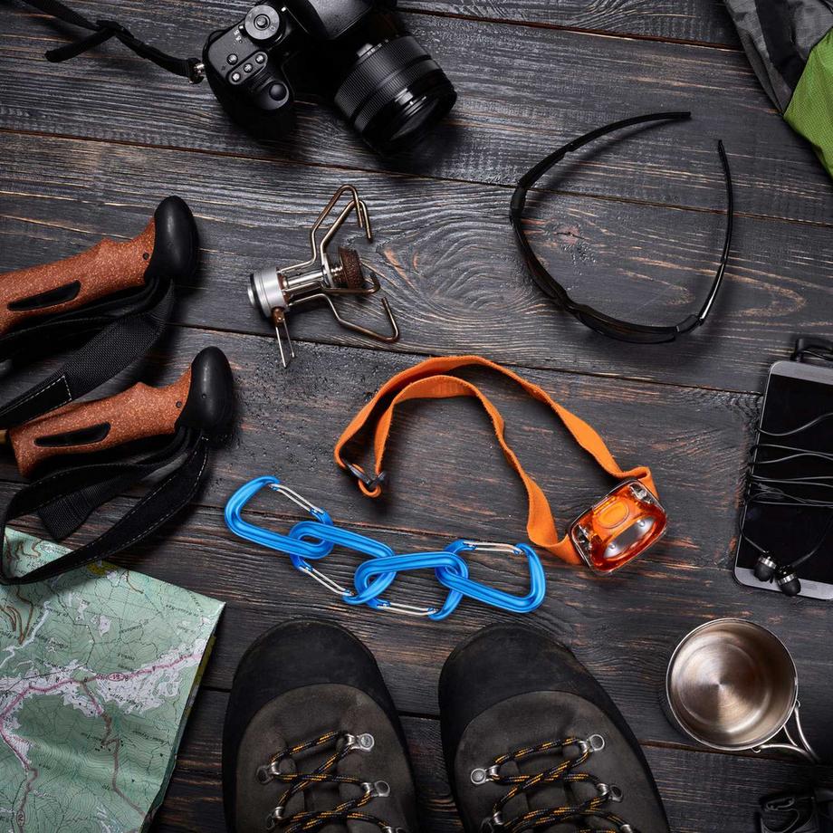 B2X Moschettone in alluminio set da 4  