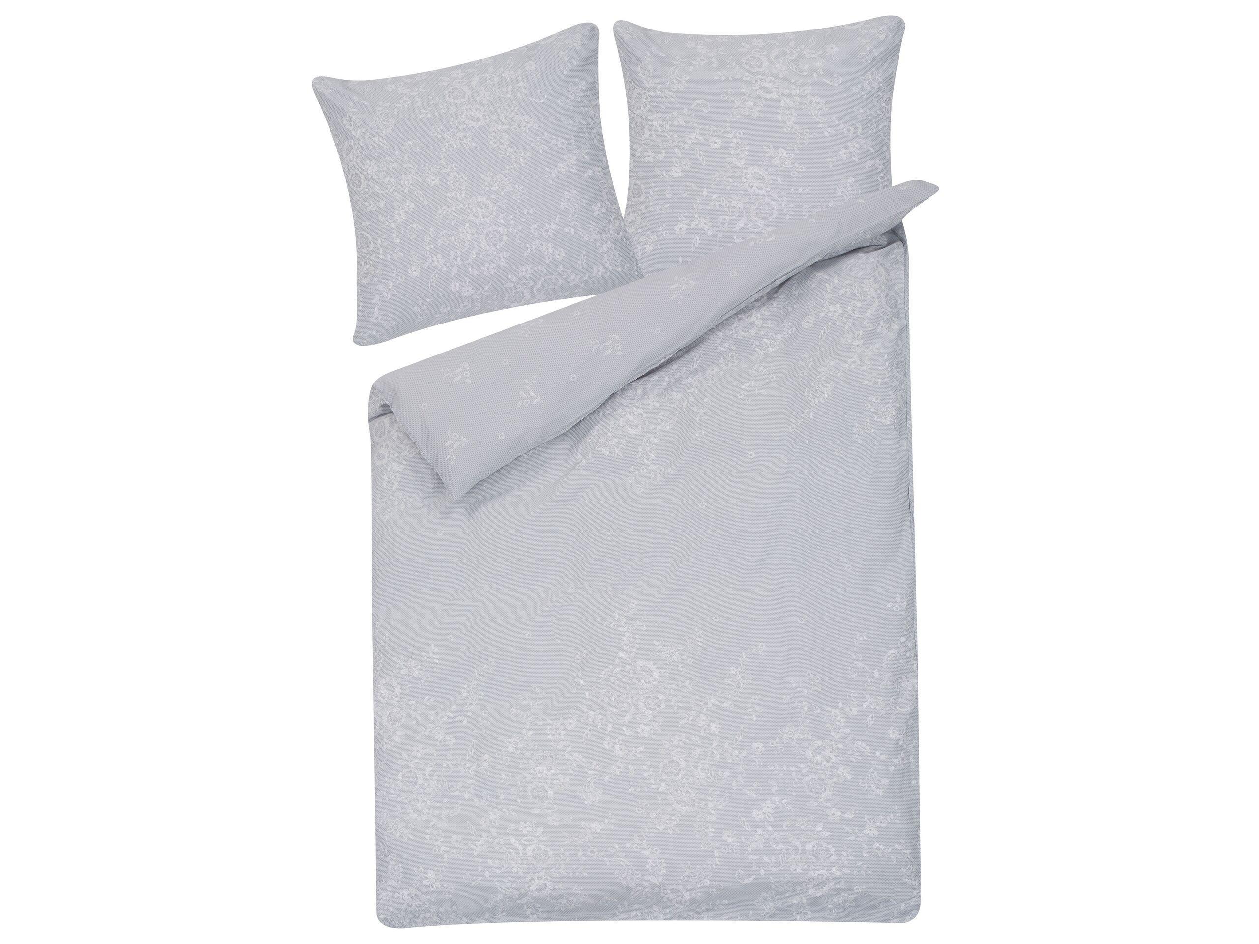 Beliani Morningside Klassisches Baumwollsatin Bettwäsche-Set  