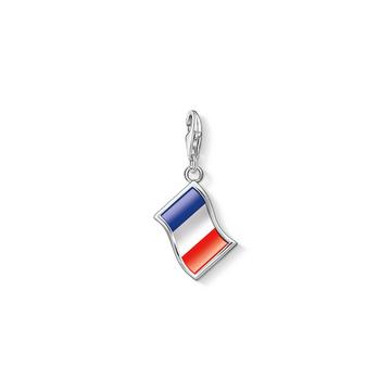 Pendentif à breloques Drapeau national français