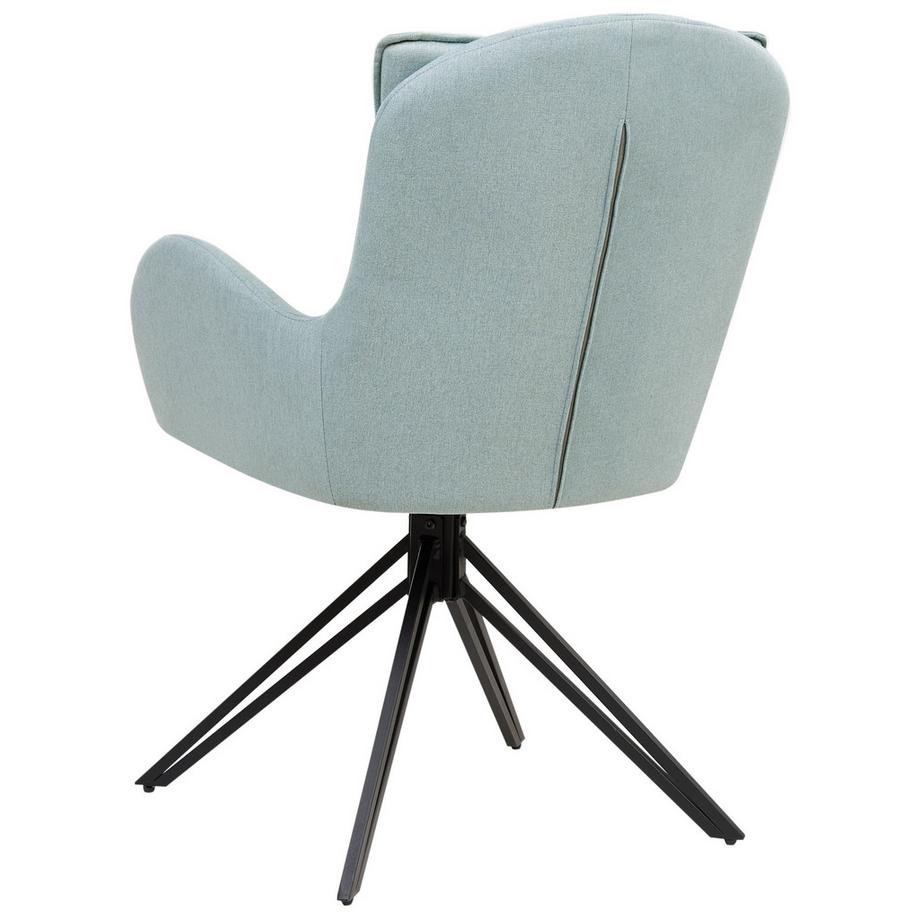 Beliani Set di 2 sedie da pranzo en Tessuto Moderno AVELAR  