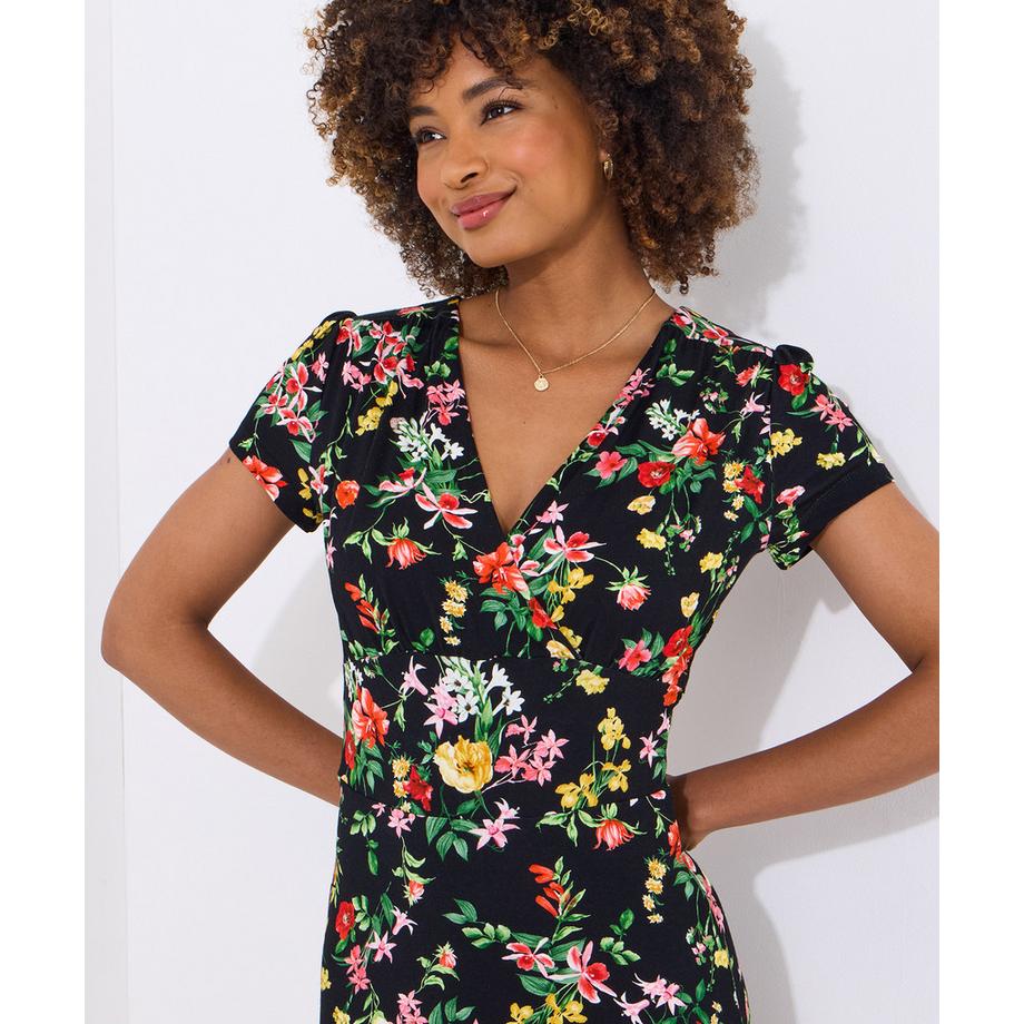 Joe Browns Geblümtes Jersey Wickelkleid  