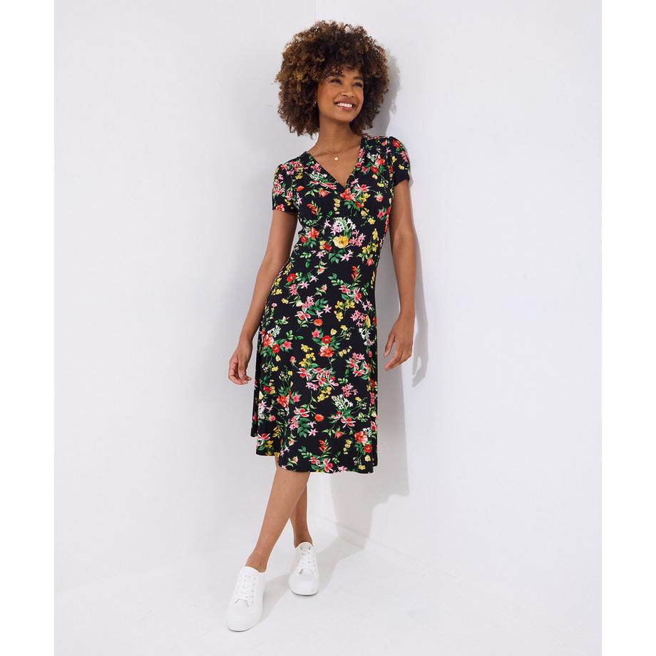 Joe Browns Geblümtes Jersey Wickelkleid  