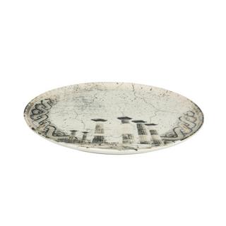 Rinart Assiette à Pizza - Remnant -  Porcelaine - lot de 2  