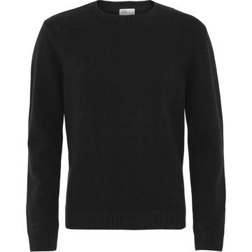 Pull col rond en laine  Classic Merino deep black
