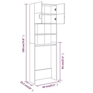 VidaXL Armoire de machine à laver  