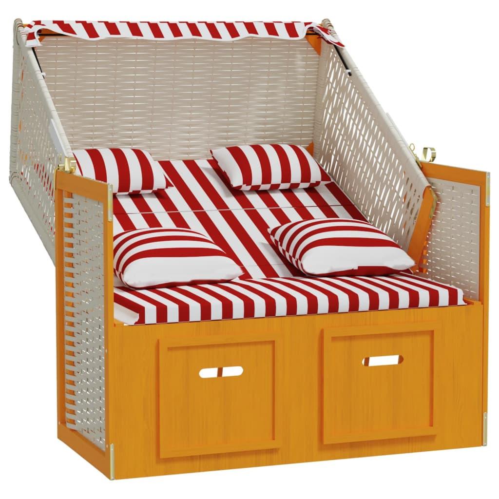 VidaXL Strandkorb poly-rattan  