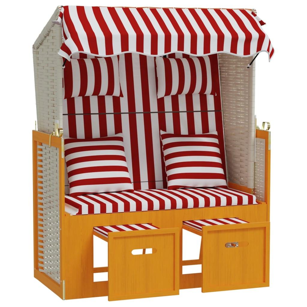 VidaXL Strandkorb poly-rattan  