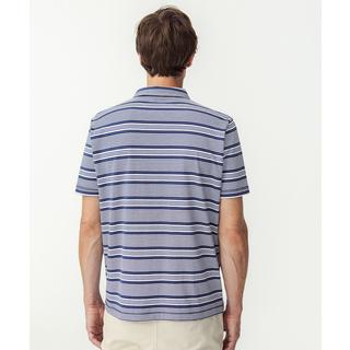 Damart  Polo maille jersey rayé. 