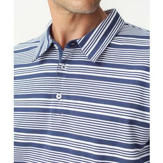 Damart  Polo maille jersey rayé. 