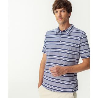 Damart  Polo maille jersey rayé. 