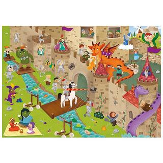 Educa  Puzzle Schloss: Detektiv Puzzle (50Teile) 