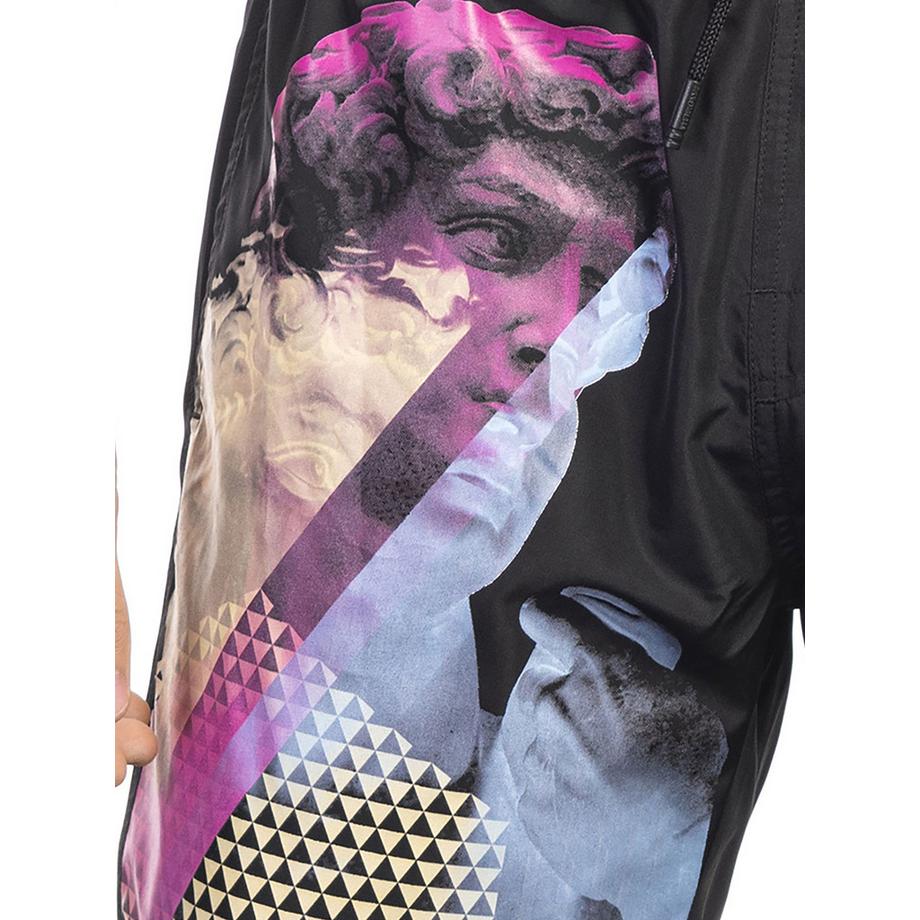 BIKKEMBERGS Badeshorts mit Grafikdruck  