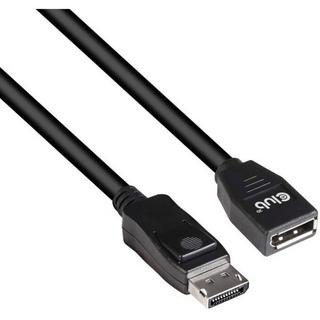 Club3D  DisplayPort Verlängerungskabel DisplayPort Stecker, DisplayPort Buchse 2.00 m Schwarz  DisplayP 